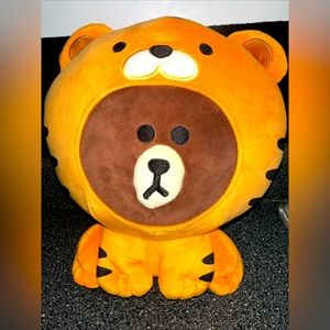Line Friends Jungle Brown Taiga Squishmallows Plush Friends 13 inch NWT
